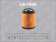 Масляный фильтр Lynx  LO-1008