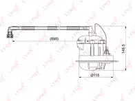 Топливный фильтр Lynx  LF-1065M