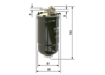 Bosch 0 450 906 322 <span>топливный фильтр</span>