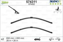 Комплект дворников Valeo Silencio Flat 650/650 мм VF402