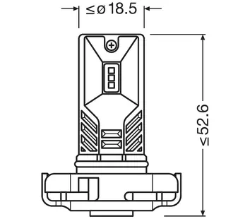 PSX24W Osram LEDriving FOG Gen2 <span>лампы автомобильные светодиод 6000K</span>
