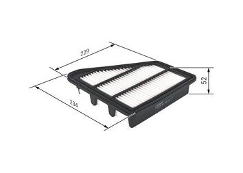 Bosch F026400453 <span>воздушный фильтр </span>