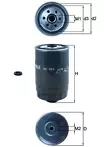 Топливный фильтр Mahle  KC 503D