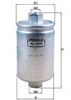 Топливный фильтр Mahle KL 1075 KL 1075
