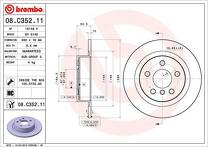 Тормозной диск Brembo Prime Line  08.C352.11