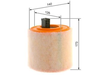 Bosch F026400436 <span>воздушный фильтр </span>