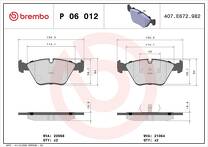 Передние тормозные колодки Brembo  P 06 012