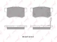Задние тормозные колодки Lynx  BD-3401
