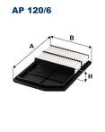 Воздушный фильтр Filtron AP 120/6 AP 120/6