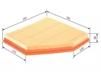 Воздушный фильтр Bosch F 026 400 270