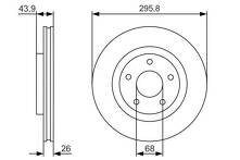 Тормозной диск Bosch  0 986 479 R89