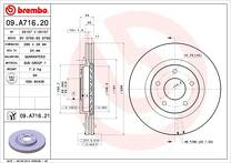 Тормозной диск Brembo Prime Line  09.A716.20