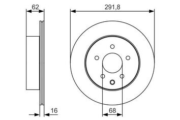 Bosch 0 986 479 S31 <span>тормозной диск вентилируемый</span>