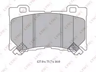 Передние тормозные колодки Lynx  BD-5742