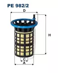 Топливный фильтр Filtron  PE 982/2
