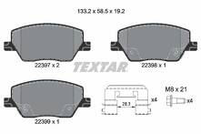 Передние тормозные колодки Textar Q+ 2239701 для Fiat Tipo 2 пок. / хэтчбек