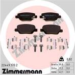 Задние тормозные колодки Zimmermann 22449.170.2 для Fiat Tipo 2 пок. / хэтчбек