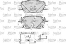 Задние тормозные колодки Valeo 601692 для Fiat Tipo 2 пок. / седан / рестайлинг