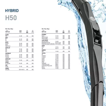 Стеклоочиститель Hella Razor Hybrid 20