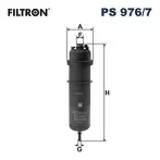 Топливный фильтр Filtron  PS 976/7