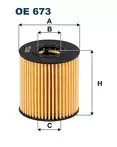 Масляный фильтр Filtron  OE 673