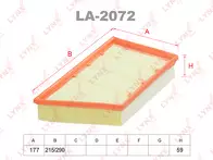 Воздушный фильтр Lynx  LA-2072
