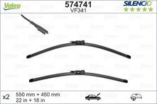 Комплект дворников Valeo Silencio Flat 550/450 мм VF341