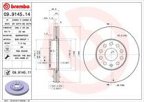 Тормозной диск Brembo Prime Line  09.9145.11