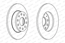 Тормозной диск Ferodo DDF1895 для Audi TT 8S
