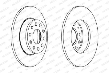 Ferodo DDF1895 <span>тормозной диск полный</span>