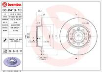 Тормозной диск Brembo Prime Line  08.B413.10
