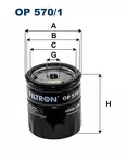 Масляный фильтр Filtron  OP 570/1