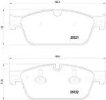 Передние тормозные колодки Brembo  P 50 112