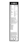 Комплект дворников Bosch AeroTwin 650/500 мм A 088 S