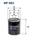 Масляный фильтр Filtron OP 583 OP 583