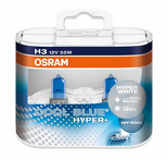 Osram Cool Blue Hyper+ H3 62151CBH+-HCB (пу.2) 62151CBH+-HCB (пу.2)