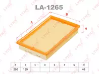 Воздушный фильтр Lynx LA-1265