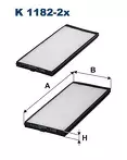 Фильтр Filtron  K 1182-2x