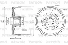 Задний тормозной барабан Patron  PDR1014