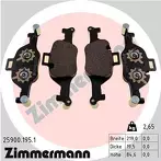 Передние тормозные колодки Zimmermann 25900.195.1 для BMW 5 серии G30, F90 / седан
