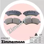 Передние тормозные колодки Zimmermann  22768.165.1