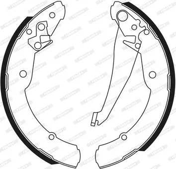 Ferodo FSB549 <span>тормозные колодки задние</span>