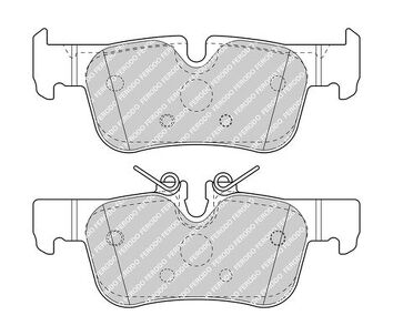 Ferodo FDB4954 <span>тормозные колодки задние</span>