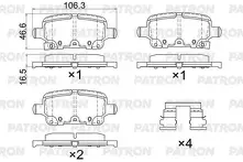Задние тормозные колодки Patron PBP290 для Opel Astra K / хэтчбек / рестайлинг
