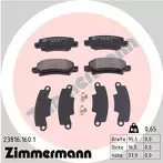 Задние тормозные колодки Zimmermann  23816.160.1