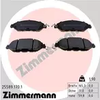 Передние тормозные колодки Zimmermann  25589.170.1