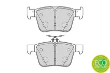 Задние тормозные колодки Ferodo Premier Eco Friction FDB4697 для Skoda Kodiaq 1 пок. / рестайлинг