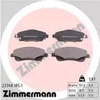 Передние тормозные колодки Zimmermann 23768.185.1 для Toyota Corolla Verso 2 пок. / рестайлинг