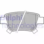 Задние тормозные колодки Delphi LP1785 для Toyota Corolla Verso 2 пок. / рестайлинг