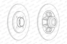 Тормозной диск Ferodo  DDF1984-1